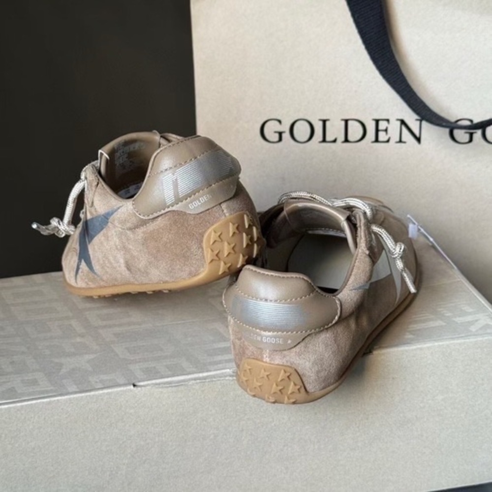 Golden Goose Tan and White Loafers - Picture 2 of 8